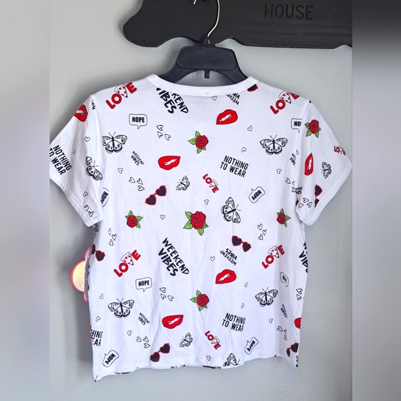 Weekend Vibes Printed Graphic Hippie Tee Size Meduim # New - Picture 7 of 11